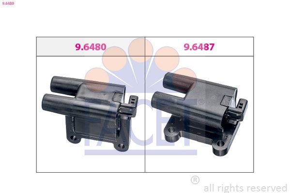 ignition coil 9.6489 Facet