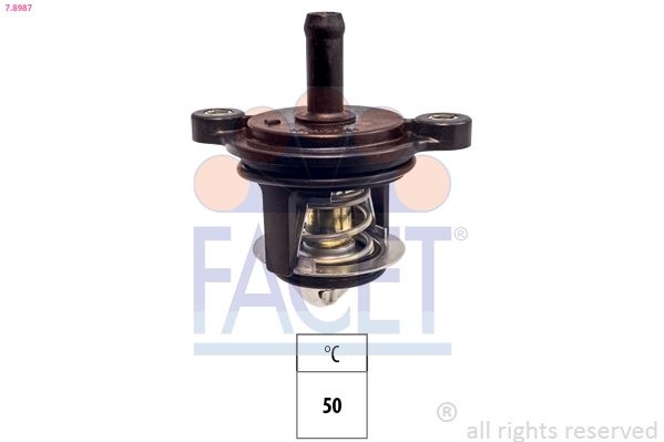 Thermostat, coolant Made in Italy - OE Equivalent 7.8987 Facet