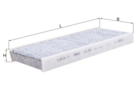 MAHLE ORIGINAL Pollen filter Activated Carbon Filter LAK 289 Filter, interior air,Cabin filter NISSAN,NP300 Navara Pickup (D40),Pathfinder III (R51)