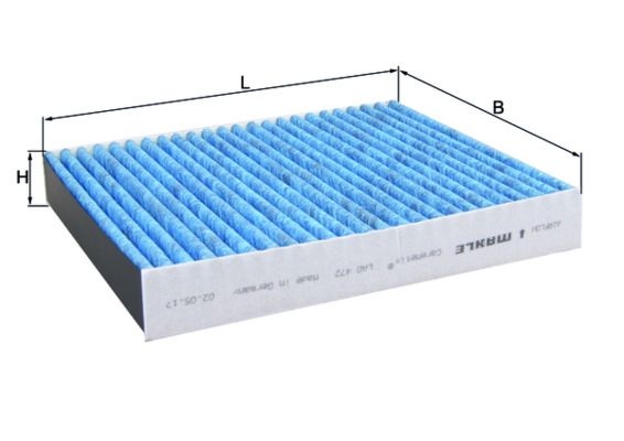 MAHLE ORIGINAL Pollen filter OPEL,HONDA,CHEVROLET LAO 472 13503677,13271191,13503677 13271191,13503677,52420930,55102242,EC13271191,13271191,52420930