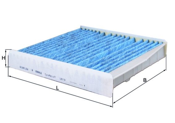MAHLE ORIGINAL Pollen filter CareMetix® LAO 54 Filter, interior air,Cabin filter VOLVO,V70 II (285),XC90 I (275),S60 I (384),XC70 Cross Country (295)