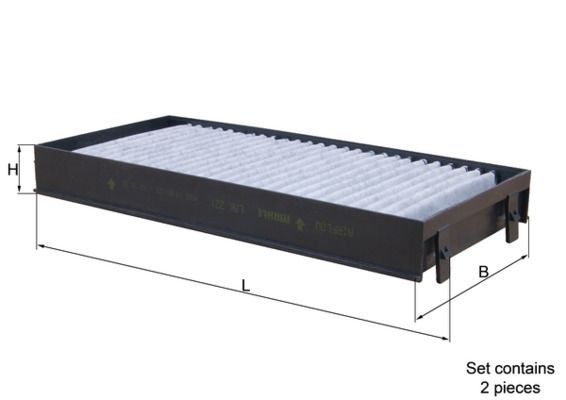 MAHLE ORIGINAL Pollen filter Activated Carbon Filter LAK 221/S Filter, interior air,Cabin filter VW,AUDI,MERCEDES-BENZ,Golf IV Schrägheck (1J1)