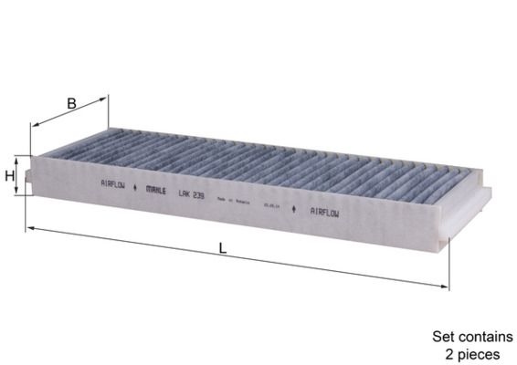 MAHLE ORIGINAL Pollen filter VW,AUDI,RENAULT LAK 239/S 4F0819439A,4F0819439B,4F0819439C 4F089838B,4F0898438A,4F0898438C,4F0819439A,4F0819439B,70588897