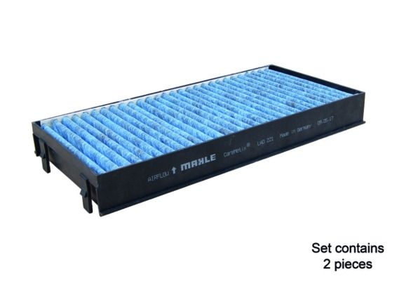 MAHLE ORIGINAL Pollen filter CareMetix® LAO 221/S Filter, interior air,Cabin filter BMW,X5 (E70),X5 (F15, F85),X6 (E71, E72),X6 (F16, F86)