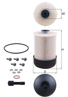 MAHLE ORIGINAL Fuel Filter MERCEDES-BENZ,OPEL,RENAULT KX 338/22D 0006000619764,6000619764,95514381 95514383,95519312,95519313,72342680,0000900100