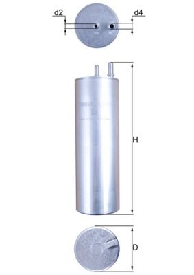 MAHLE ORIGINAL Fuel Filter VW KL 229/5 7E0127401A,7H0127401D,7E0127401A 7H0127401D,72415595,7E0127401A,7H0127401D,7E0127401A,7H0127401D