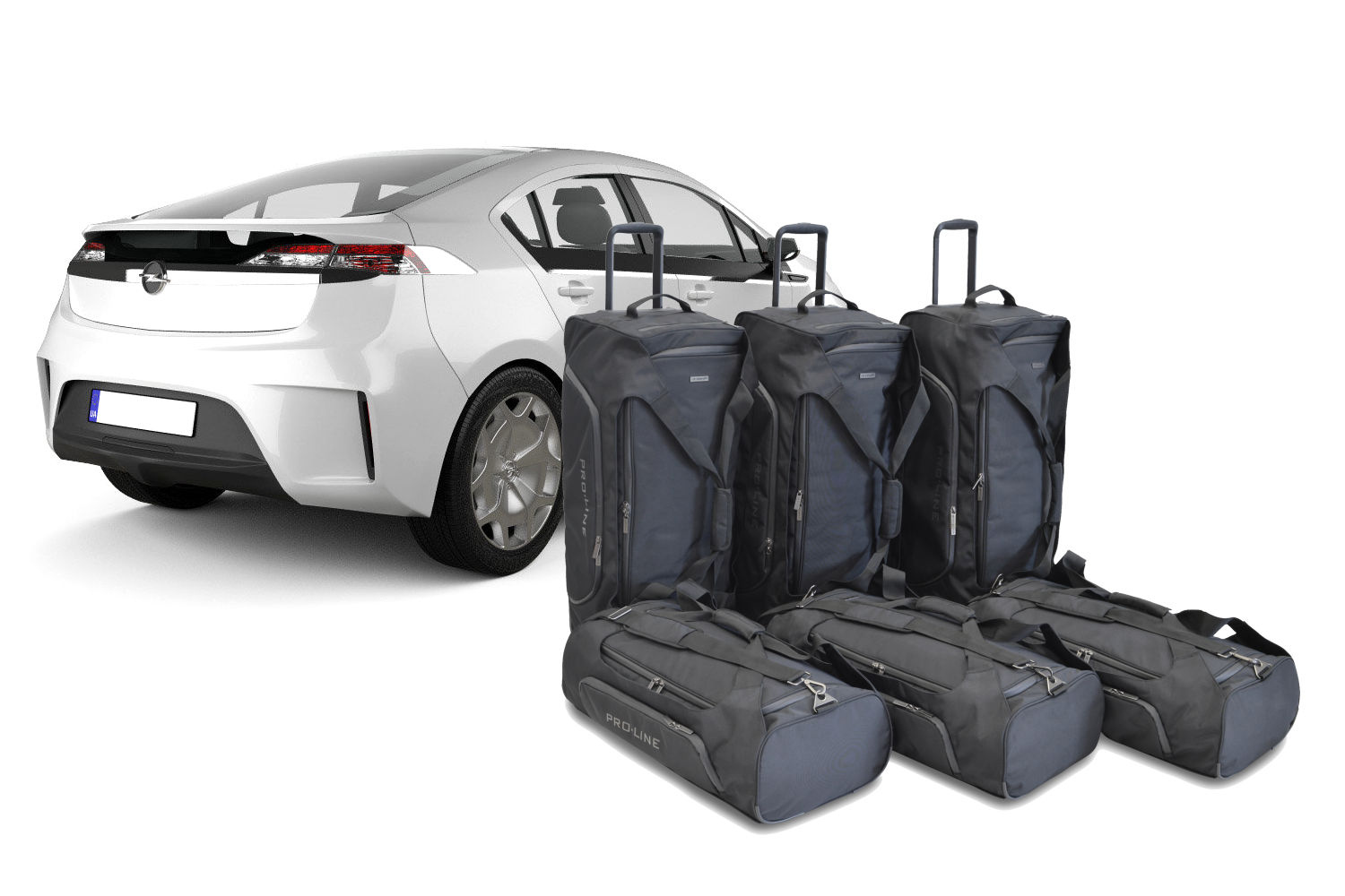 Travel bag set Opel Ampera 2012-2016 5-door hatchback Pro.Line