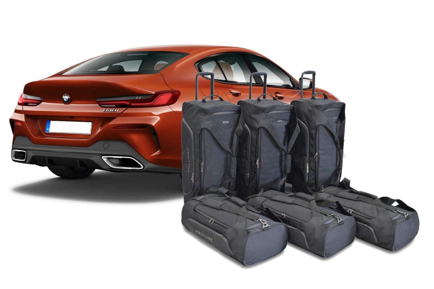 Travel bag set Bmw 8 Series Gran Coupé (G16) 2019-present 4-door saloon Pro.Line