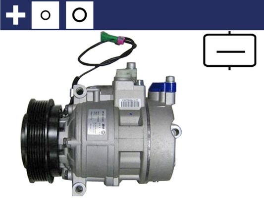 MAHLE ORIGINAL AC Compressor VW,AUDI,SKODA ACP 1073 000S 4B0260805B,4B0260805BX,4B0260805Q Compressor, air conditioning 4B3260805,4B3260808,4D0260805B
