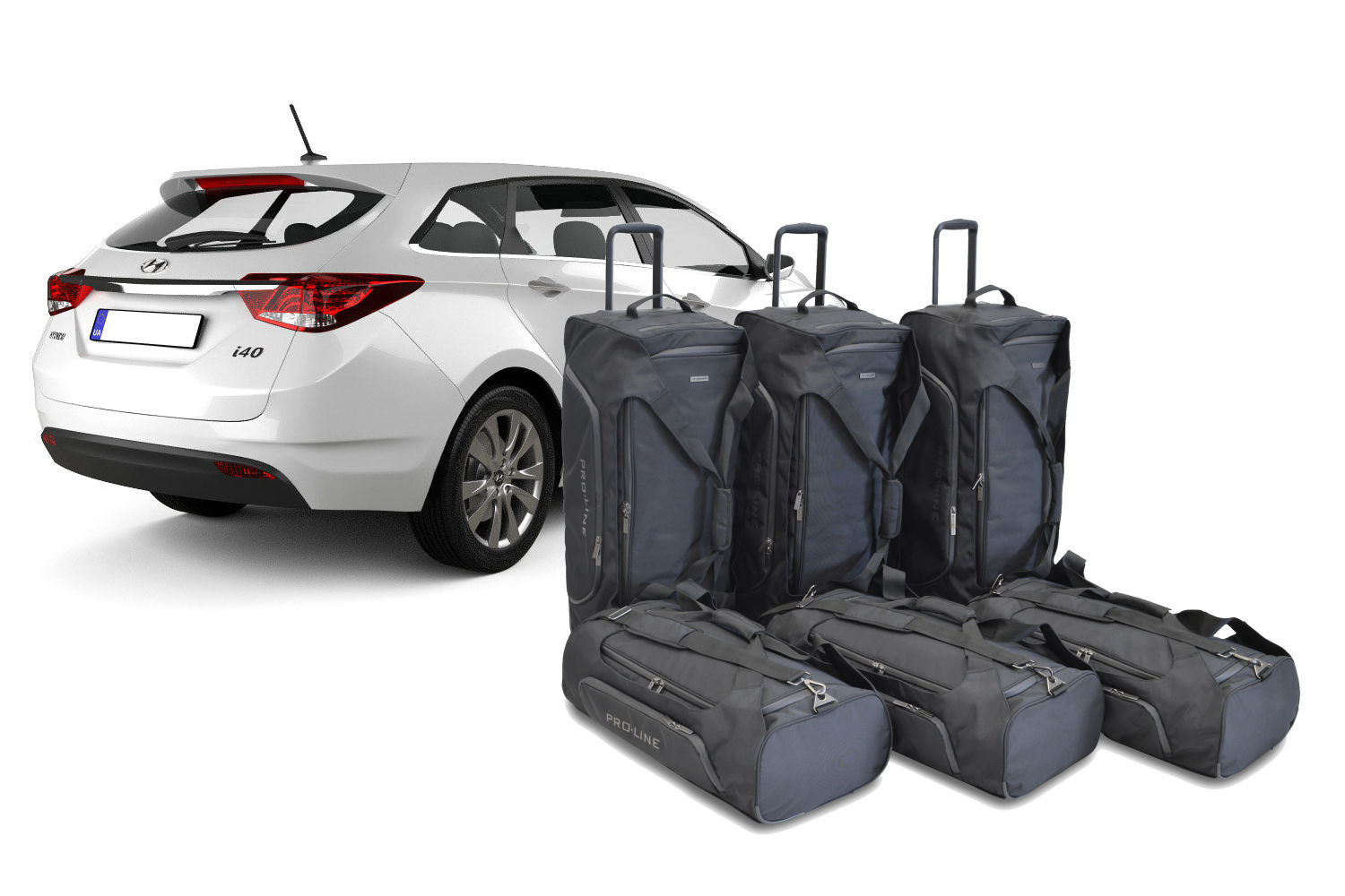 Travel bag set Hyundai i40 CW 2011-present wagon Pro.Line