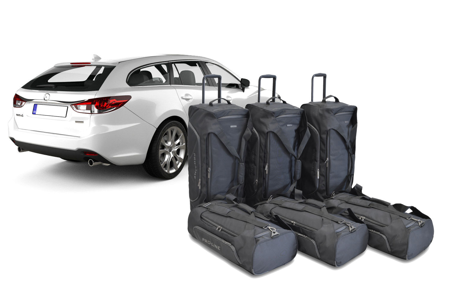 Travel bag set Mazda6 (GJ) 2012-present wagon Pro.Line