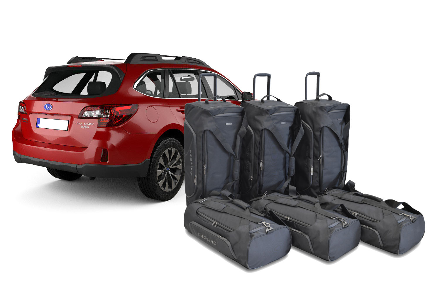 Travel bag set Subaru Outback V 2015-2020 wagon Pro.Line