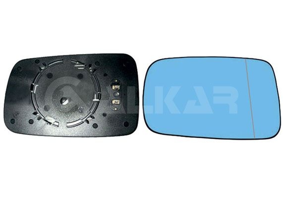 ALKAR Wing Mirror Glass Right 6422842 Side Mirror Glass,Mirror Glass BMW,3 Coupe (E46),3 Cabrio (E46),7 (E65, E66, E67)