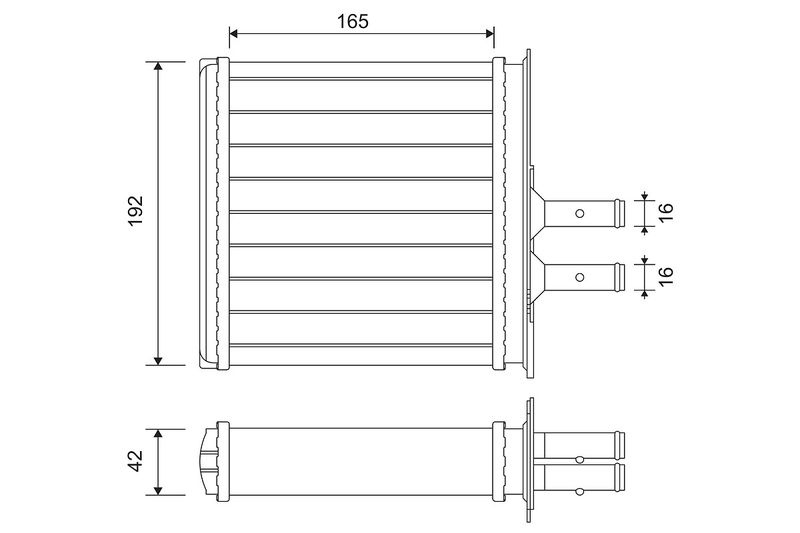 Heat Exchanger, interior heating