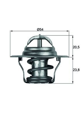 MAHLE ORIGINAL Engine thermostat VW,AUDI,SKODA TX 14 87D 050121113C,06B121113A,50121113C 050121113C,06B121113A,118087302,70807737,MN980137,050121113C
