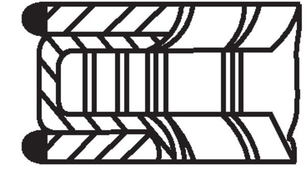 MAHLE ORIGINAL Piston Ring Kit Cyl.Bore: 66,5mm 003 99 N0 Piston Ring Set SMART,CITY-COUPE (450),FORTWO Coupe (450),CABRIO (450),FORTWO Cabrio (450)
