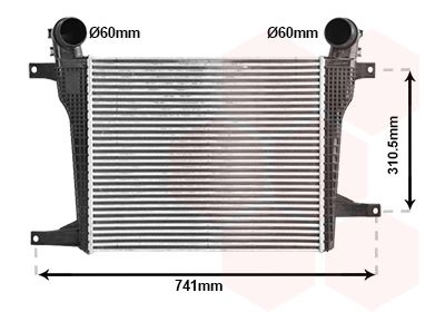 Intercooler, Charge Air Cooler 37014708 International Radiators