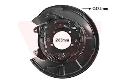 Cover plate, Brake Disc