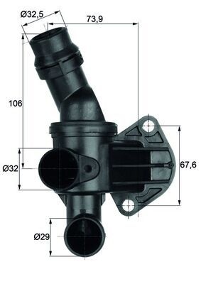 MAHLE ORIGINAL Engine thermostat VW,AUDI,SKODA TI 6 87 06F121111F,06F121111J,06F121111F 06F121111J,70807745,06F121111F,06F121111F,06F121111F