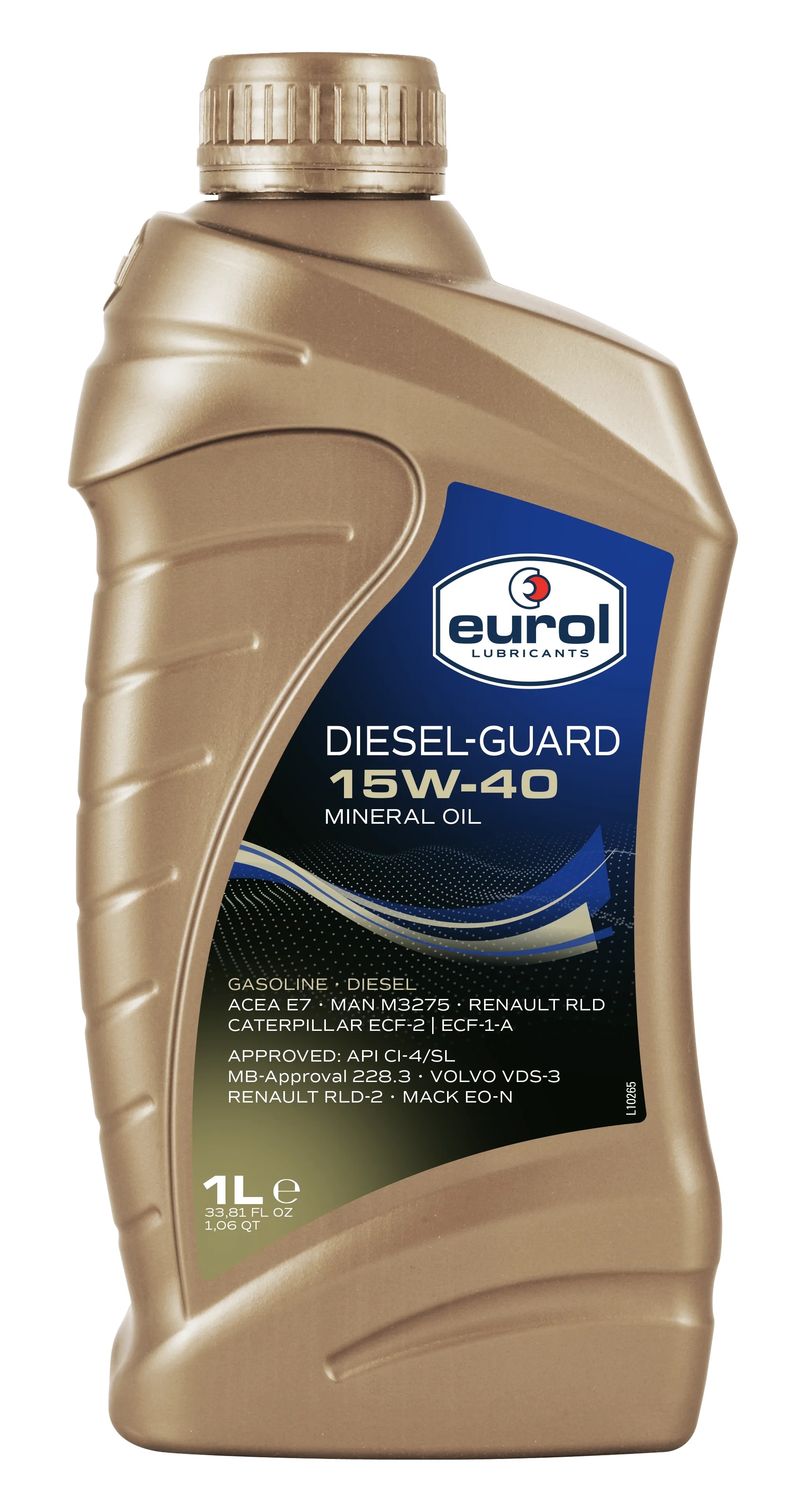 Motor oil Eurol Diesel-Guard 15W40 E7 1L