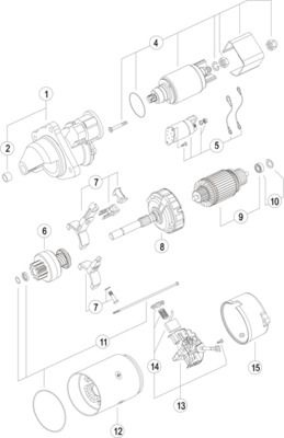 Starter Same 3.4 kw