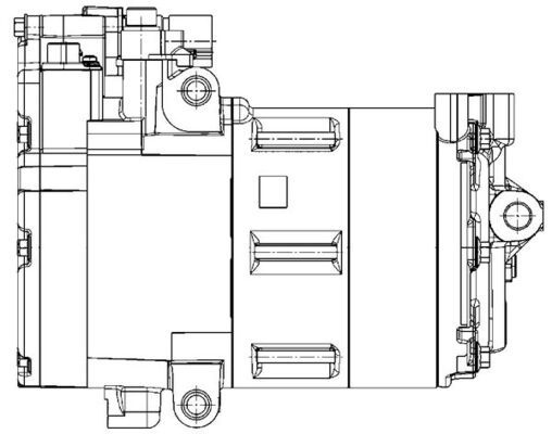 Compressor, Air Conditioning BEHR *** PREMIUM LINE ***