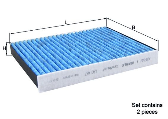 MAHLE ORIGINAL Pollen filter BMW,FIAT,HYUNDAI LAO 467/S 64116809933,64116991537,64119163329 64119272642,6809933,6991537,9163329,9272642,72426065