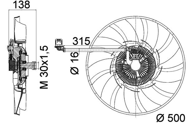 Cooling Fan Wheel