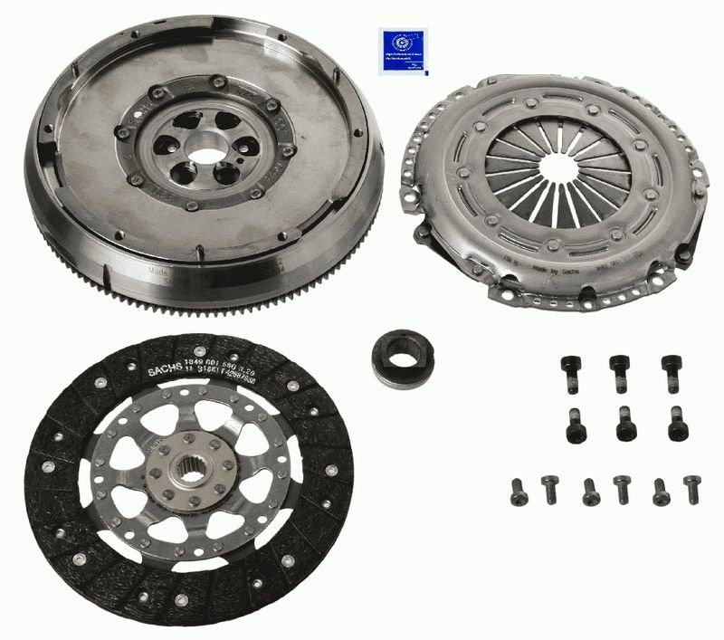 SACHS Clutch with pressure plate screws 2290 601 002 Clutch Kit PEUGEOT,CITROËN,206 Schrägheck (2A/C),206 CC (2D),207 (WA_, WC_),207 CC (WD_)