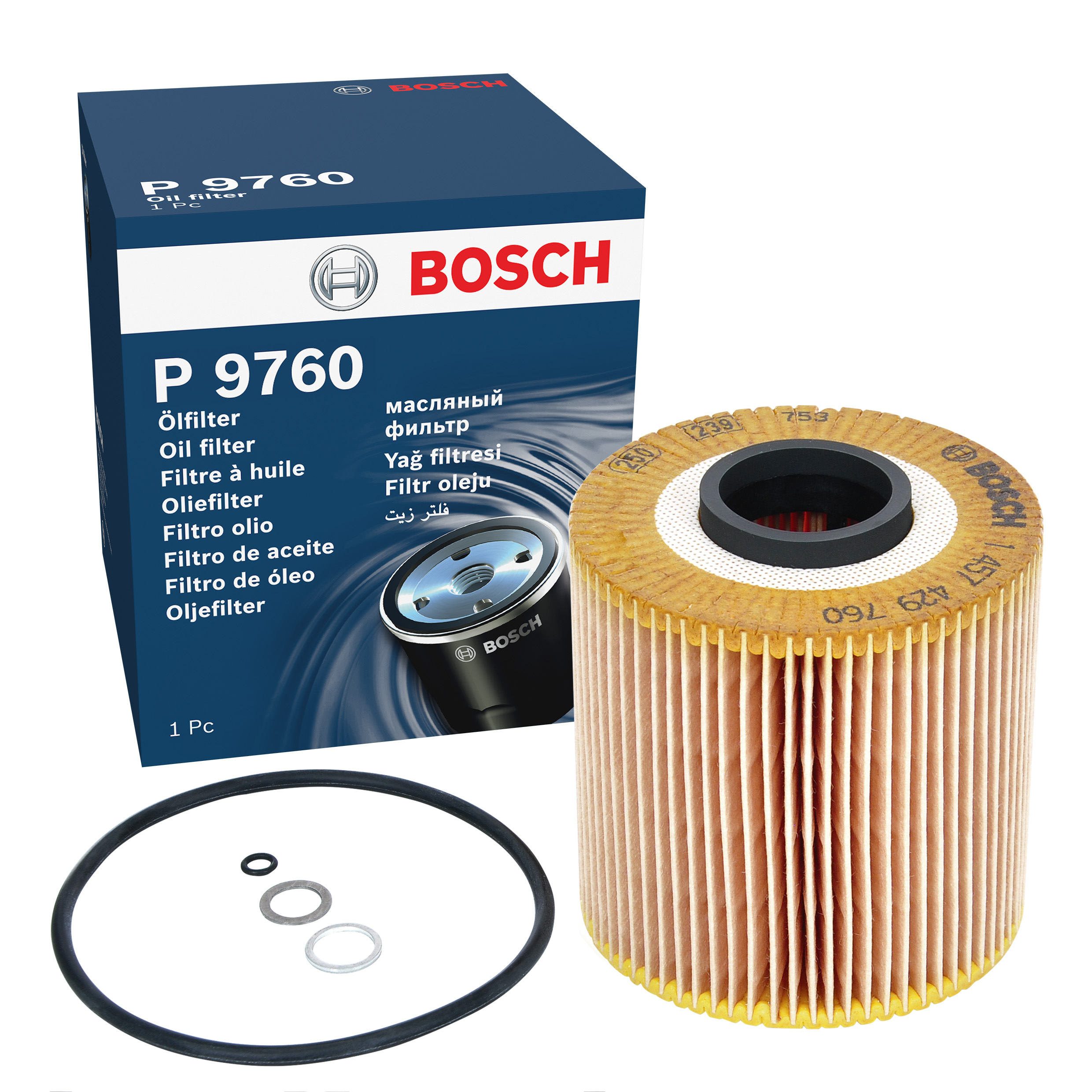 BOSCH Oil filter Filter Insert 1 457 429 760 Engine oil filter BMW,ISUZU,3 Cabrio (E36),3 Limousine (E36),3 Limousine (E30),3 Coupe (E36)
