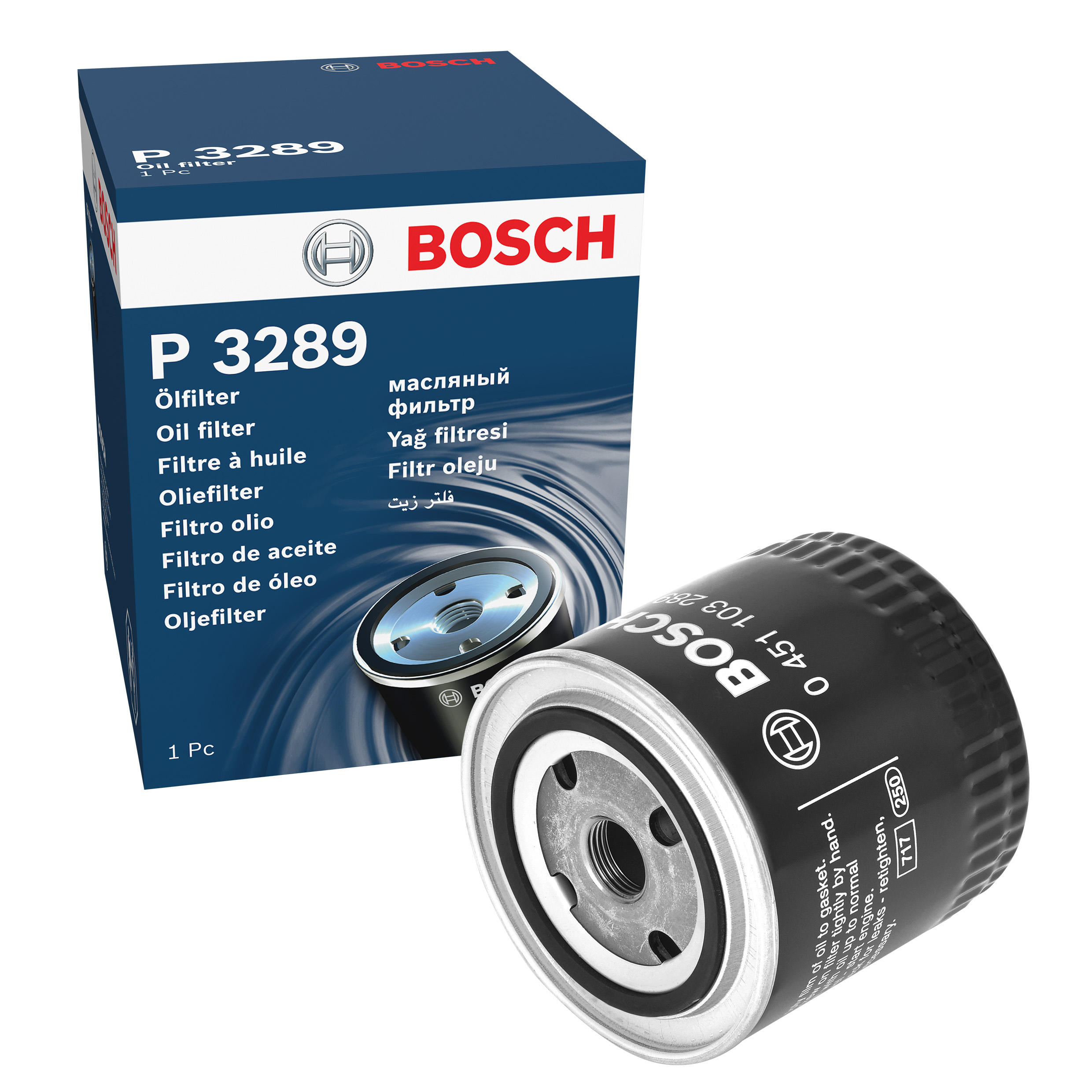 BOSCH Oil filter Spin-on Filter 0 451 103 289 Engine oil filter VW,SKODA,SEAT,Lupo (6X1, 6E1),POLO (6N2),Polo Schrägheck (6N1),Caddy II Pickup (9U7)