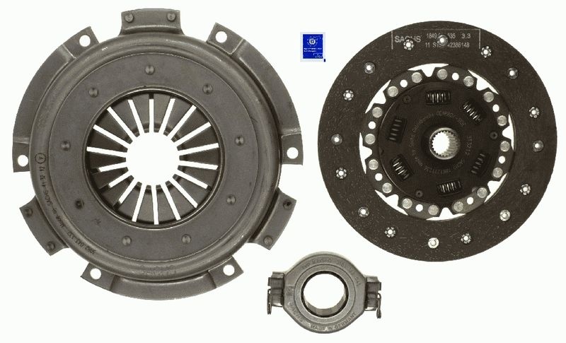SACHS Clutch 3000 026 002 Clutch Kit VW,Kaefer Cabrio (15),VW Kaefer Typ 1,TRANSPORTER II Bus,TRANSPORTER II Kasten,KARMANN GHIA Coupe (14, 34)