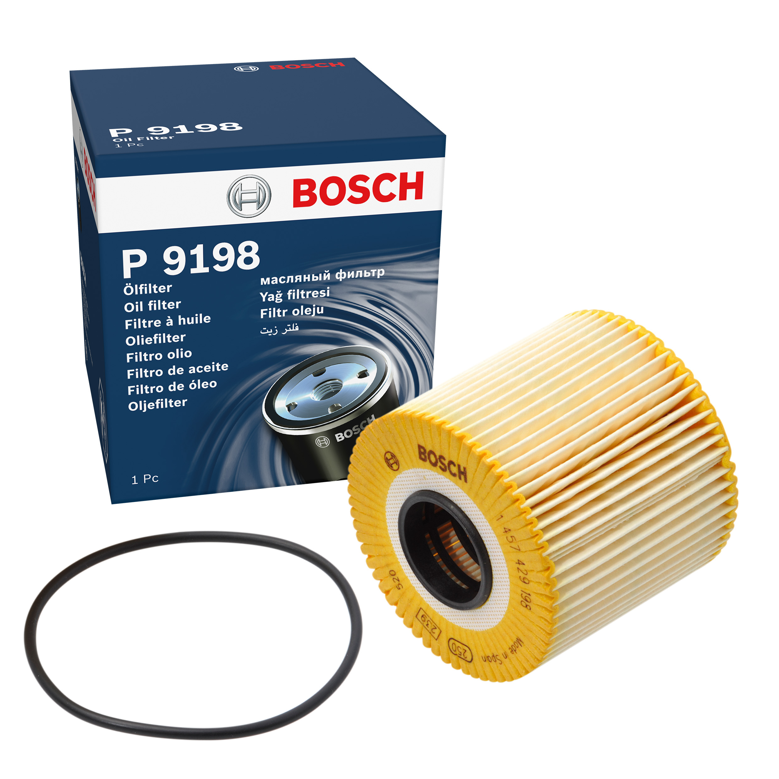 BOSCH Oil filter OPEL,RENAULT,NISSAN 1 457 429 198 9201435,93160657,93184133 Engine oil filter 4411236,4506039,9201435,93160657,93184133,1520900Q0C