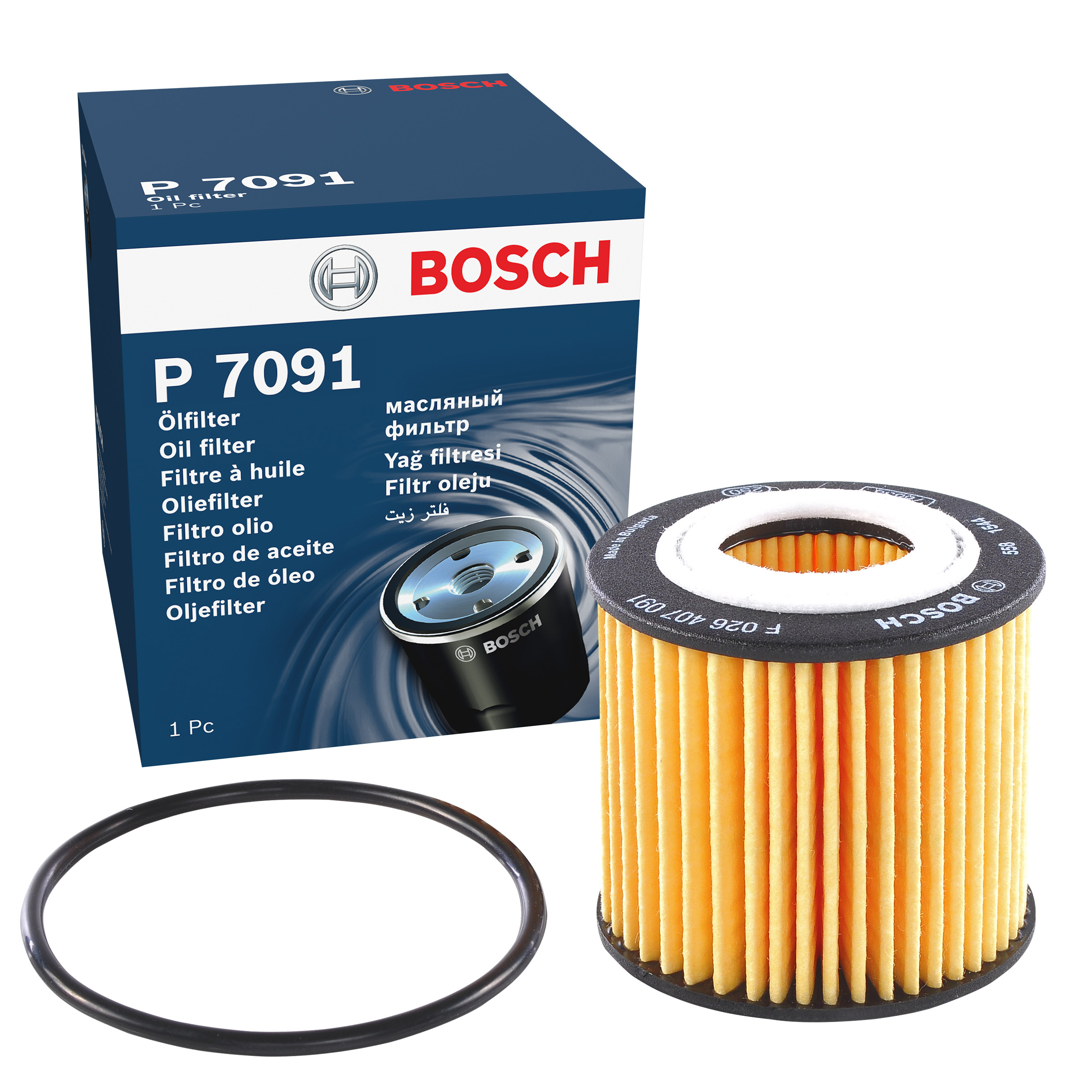 BOSCH Oil filter TOYOTA,SUBARU,DAIHATSU F 026 407 091 04152B1010000,A120E7102S,0415237010 Engine oil filter A120E7102S,0415237010,415237010