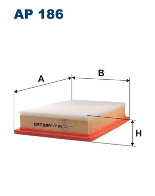 Filtron Luftfilter Ap 186 Volkswagen Ap186 Storlek 2