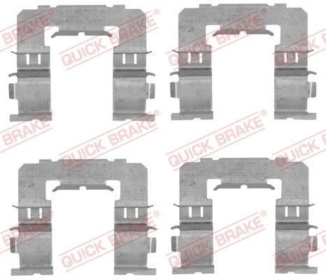 QUICK BRAKE Accessory Kit, disc brake pads 109-1742 SUBARU,FORESTER (SH),FORESTER (SG),IMPREZA Schrägheck (GR, GH, G3),Legacy IV Kombi (BP)