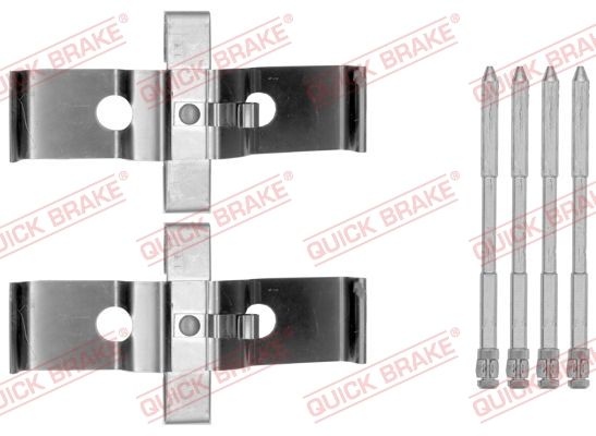 QUICK BRAKE Accessory Kit, disc brake pads 109-1796  VW,AUDI,Touareg (7LA, 7L6, 7L7),Touareg (7P5, 7P6),Touareg (CR7),A5 Coupe (F53)