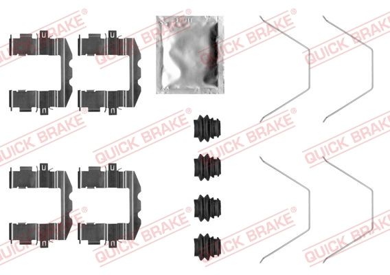 QUICK BRAKE Accessory Kit, disc brake pads 109-0057  HYUNDAI,KIA,VOLVO,Tucson (TL, TLE),Kona (OS),TUCSON Kasten/SUV (TLE)
