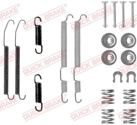 QUICK BRAKE Accessory Kit, brake shoes 105-0760  MITSUBISHI,SUBARU,CARISMA (DA_),Galant VIII Limousine (EA_),COLT V (CJ_, CP_)