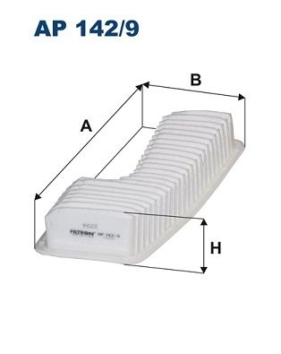 Filtron Luftfilter Ap 1429 Toyota Ap142/9 Storlek 2