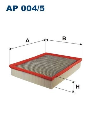 Filtron Luftfilter Ap Volkswagen Ap004/5 Storlek 0045