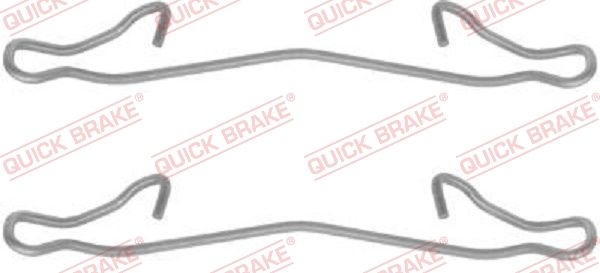 QUICK BRAKE Accessory Kit, disc brake pads 109-1121  OPEL,FORD,RENAULT,Corsa E Schrägheck (X15),Fiesta Mk5 Schrägheck (JH1, JD1, JH3, JD3)