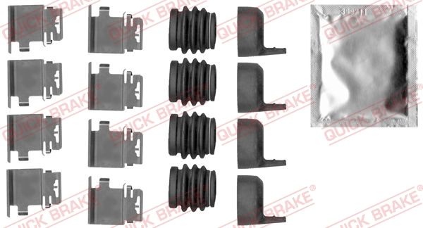 QUICK BRAKE Accessory Kit, disc brake pads 109-1890  OPEL,RENAULT,NISSAN,Movano B Kastenwagen (X62),Movano B Bus (X62)