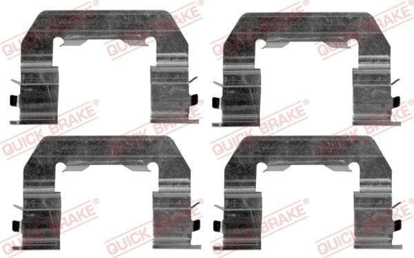 QUICK BRAKE Accessory Kit, disc brake pads 109-1719  HYUNDAI,KIA,SANTA FÉ II (CM),Santa Fé III (DM),GENESIS Coupe,GENESIS (DH),GENESIS (BH)