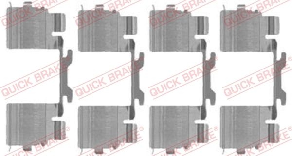 QUICK BRAKE Accessory Kit, disc brake pads 109-1725  OPEL,FIAT,PEUGEOT,Movano Kastenwagen (X70),Movano Bus (X70),Movano Pritsche / Fahrgestell (X70)
