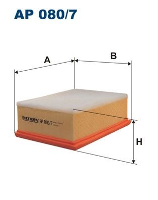 Filtron Luftfilter Ap 0807 Peugeot Ap080/7 Storlek 2