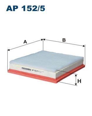 Filtron Luftfilter Ap 1525 Opel Ap152/5 Storlek 2