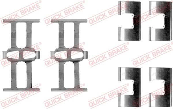 QUICK BRAKE Accessory Kit, disc brake pads 109-1118 FIAT,HONDA,SUZUKI,Sedici (FY_),ACCORD VIII (CU),CR-V II (RD_),ACCORD VIII Kombi