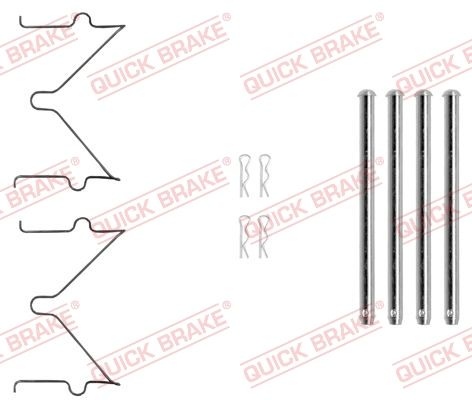 QUICK BRAKE Accessory Kit, disc brake pads 109-0040  TOYOTA,NISSAN,MITSUBISHI,HILUX III Pick-up (TGN1_, GGN2_, GGN1_, KUN2_, KUN1_)