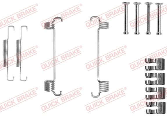 QUICK BRAKE Accessory Kit, parking brake shoes 105-0851 FIAT,PEUGEOT,CITROËN,DUCATO Pritsche/Fahrgestell (230),DUCATO Bus (230),DUCATO Kasten (244)